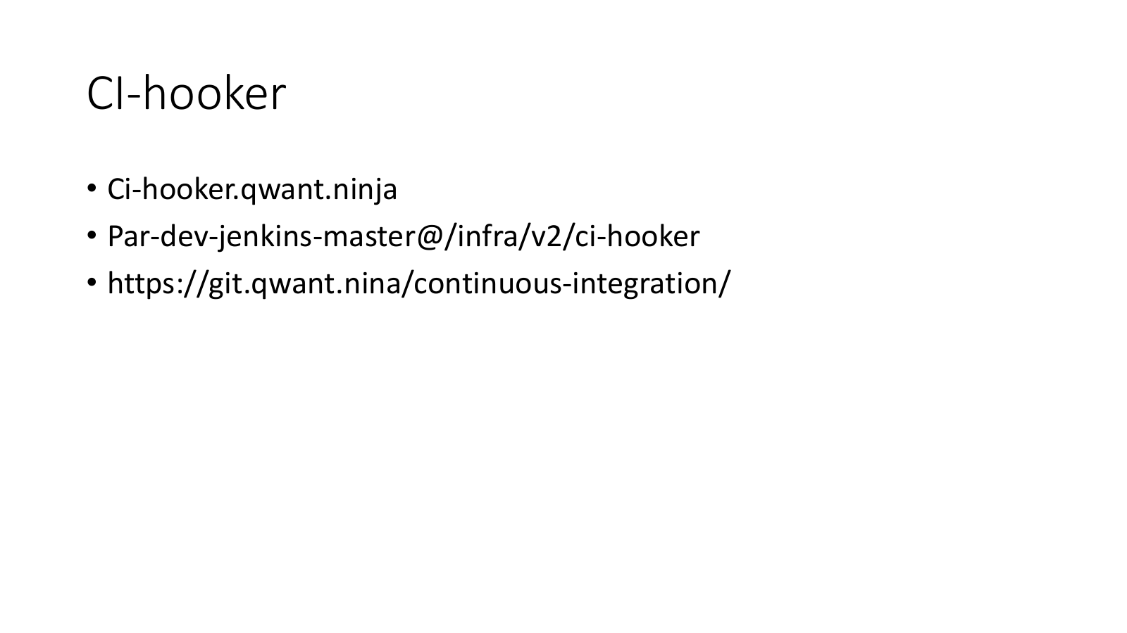 Présentation « CI Infra » — page 11 sur 15